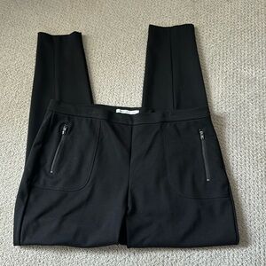 Adrienne Vittadini Sz XL black stretch skinny pointe pants